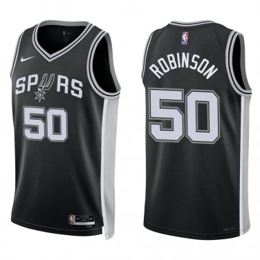 Spurs #50 David Robinson Black Swingman Jersey