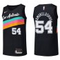 Spurs #54 Sandro Mamukelashvili Black Rainbow Swingman Jersey