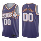 Suns #00 Custom Name And Number Purple New Swingman Jersey
