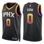 Suns #0 Ryan Dunn Black Statement Swingman Jersey