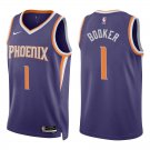 Suns #1 Devin Booker Purple Swingman Jersey