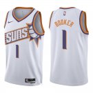 Suns #1 Devin Booker White New Swingman Jersey