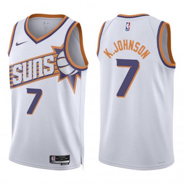 Suns #7 Kevin Johnson White New Swingman Jersey