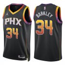 Suns #34 Charles Barkley Black Statement Swingman Jersey