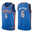 Thunder #6 Jaylin Williams Royal Blue Swingman Jersey