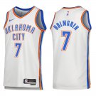 Thunder #7 Chet Holmgren White Swingman Jersey