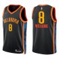Thunder #8 Jalen Williams Navy City Swingman Jersey