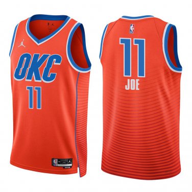 Thunder #11 Isaiah Joe Orange Swingman Jersey