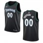 Timberwolves #00 Terrence Shannon Jr. Black Throwback Swingman Jersey