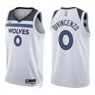 Timberwolves #0 Donte DiVincenzo White Swingman Jersey