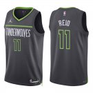 Timberwolves #11 Naz Reid Black Statement Swingman Jersey