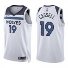 Timberwolves #19 Sam Cassell White Swingman Jersey
