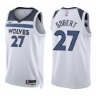 Timberwolves #27 Rudy Gobert White Swingman Jersey