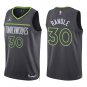Timberwolves #30 Julius Randle Black Statement Swingman Jersey