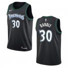 Timberwolves #30 Julius Randle Black Throwback Swingman Jersey