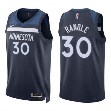 Timberwolves #30 Julius Randle Navy Swingman Jersey