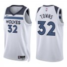 Timberwolves #32 Karl-Anthony Towns White Swingman Jersey