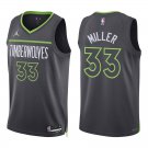 Timberwolves #33 Leonard Miller Black Statement Swingman Jersey