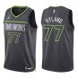 Timberwolves #77 Bones Hyland Black Statement Swingman Jersey