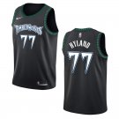 Timberwolves #77 Bones Hyland Black Throwback Swingman Jersey