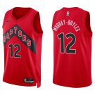 Toronto Raptors #12 Collin Murray-Boyles Red Jersey Toronto Raptors #12 Collin Murray-Boyles Red Jersey