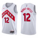 Toronto Raptors #12 Collin Murray-Boyles White Jersey