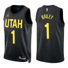 Utah Jazz #1 Ace Bailey Black Jersey