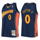 Warriors #0 Gary Payton II Navy Throwback Swingman Jersey