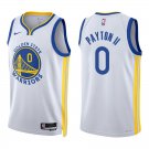 Warriors #0 Gary Payton II White Swingman Jersey