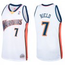 Warriors #7 Buddy Hield White Throwback Swingman Jersey