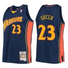 Warriors #23 Draymond Green Navy Throwback Swingman Jersey