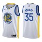 Warriors #35 Kevin Durant White Swingman Jersey