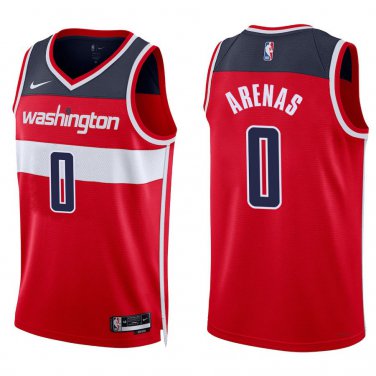 Wizards #0 Gilbert Arenas Red Swingman Jersey