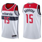 Wizards #15 Malcolm Brogdon White Swingman Jersey