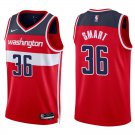 Wizards #36 Marcus Smart Red Swingman Jersey