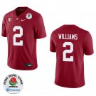 Alabama Crimson Tide #2 Ryan Williams Red Stitched Jersey Rose Bowl