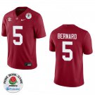 Alabama Crimson Tide #5 Germie Bernard Red Stitched Jersey Rose Bowl