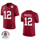 Alabama Crimson Tide #12 Keelon Russell Red Stitched Jersey Rose Bowl