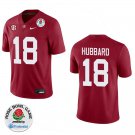 Alabama Crimson Tide #18 Bray Hubbard Red Stitched Jersey Rose Bowl