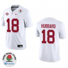 Alabama Crimson Tide #18 Bray Hubbard White Stitched Jersey Rose Bowl