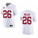 Alabama Crimson Tide #26 Jam Miller White Stitched Jersey