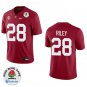 Alabama Crimson Tide #28 Kevin Riley Red Stitched Jersey Rose Bowl