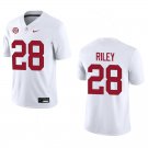 Alabama Crimson Tide #28 Kevin Riley White Stitched Jersey