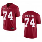 Alabama Crimson Tide #74 Kadyn Proctor Red Stitched Jersey