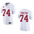 Alabama Crimson Tide #74 Kadyn Proctor White Stitched Jersey