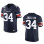 Auburn Tigers #34 Bo Jackson Navy Stitched Jersey