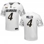 Colorado Buffaloes #4 Omarion Miller White Stitched Jersey
