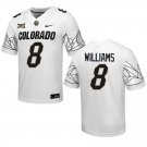 Colorado Buffaloes #8 Joseph Williams White Stitched Jersey