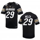 Colorado Buffaloes #29 Micah Welch Black Stitched Jersey