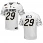 Colorado Buffaloes #29 Micah Welch White Stitched Jersey